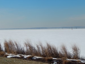 Frozen Chesapeake Bay Eastern Shore- January 2014